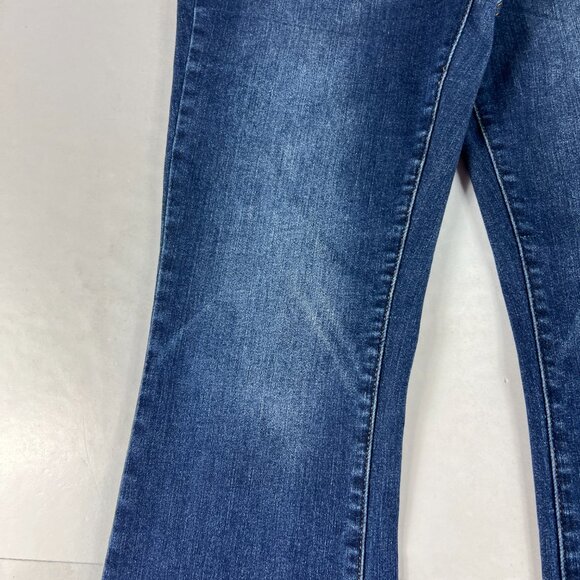 Judy Blue Jeans Women's 32x28* High Rise Slim Boot Cut Blue Stretch Denim Tag 32 - Picture 4 of 16